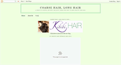 Desktop Screenshot of coarsehairlonghair.blogspot.com