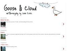 Tablet Screenshot of gooseandcloud.blogspot.com