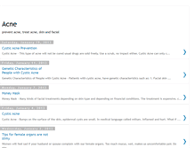 Tablet Screenshot of destroyacne.blogspot.com