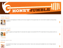 Tablet Screenshot of honeyjumble.blogspot.com