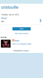 Mobile Screenshot of cristouille.blogspot.com