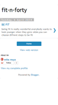Mobile Screenshot of fit-n-forty.blogspot.com