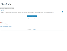 Tablet Screenshot of fit-n-forty.blogspot.com