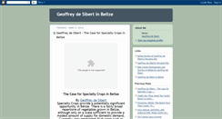Desktop Screenshot of geoffreydesibertinbelize.blogspot.com