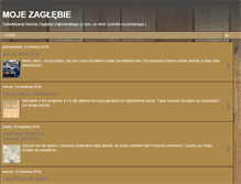 Tablet Screenshot of mojezaglebie.blogspot.com