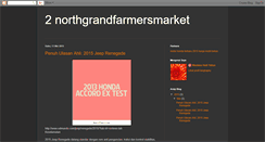 Desktop Screenshot of northgrandfarmersmarket.blogspot.com