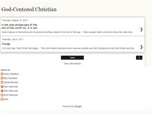 Tablet Screenshot of godcenteredchristian.blogspot.com