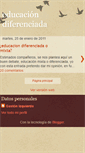 Mobile Screenshot of educaciondiferenciada1.blogspot.com