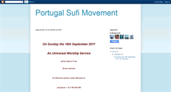 Desktop Screenshot of portugalsufimovement.blogspot.com