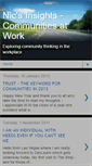 Mobile Screenshot of nicsinsights-communitiesatwork.blogspot.com