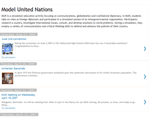 Tablet Screenshot of modelunitednations.blogspot.com
