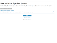 Tablet Screenshot of beachcruiserspeakersystemz.blogspot.com