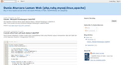 Desktop Screenshot of dunia-aturcara.blogspot.com