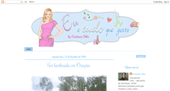 Desktop Screenshot of euetudoquegosto.blogspot.com