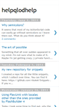 Mobile Screenshot of helpqlodhelp.blogspot.com