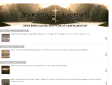 Tablet Screenshot of benpotterbladesmith.blogspot.com