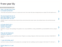 Tablet Screenshot of 9new-year-lily.blogspot.com