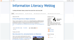 Desktop Screenshot of information-literacy.blogspot.com