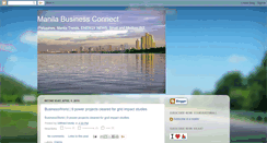Desktop Screenshot of manilabusinessconnect.blogspot.com