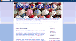 Desktop Screenshot of doces-amargas.blogspot.com