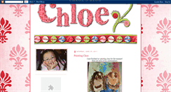 Desktop Screenshot of chloerlb.blogspot.com
