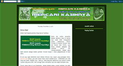 Desktop Screenshot of mencarikasihnya.blogspot.com