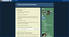 Desktop Screenshot of churchandfamilyrecreation.blogspot.com