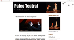 Desktop Screenshot of palcoteatral.blogspot.com