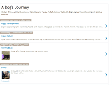 Tablet Screenshot of adogsjourney.blogspot.com