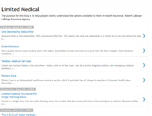 Tablet Screenshot of limitedmedical.blogspot.com