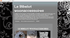 Desktop Screenshot of le-bibelot.blogspot.com