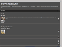 Tablet Screenshot of mimarlikofisiayvalik.blogspot.com