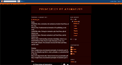 Desktop Screenshot of princiblesofanimationuwe.blogspot.com