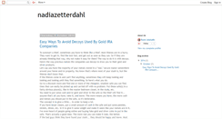 Desktop Screenshot of nadiazetterdahl.blogspot.com