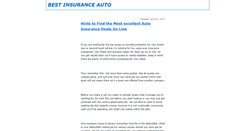 Desktop Screenshot of bestinsuranceauto.blogspot.com