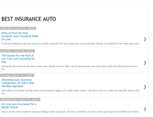 Tablet Screenshot of bestinsuranceauto.blogspot.com