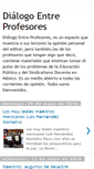 Mobile Screenshot of dialogoentreprofesores.blogspot.com