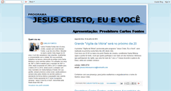 Desktop Screenshot of jesuscristoeuevoce.blogspot.com