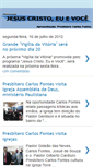 Mobile Screenshot of jesuscristoeuevoce.blogspot.com