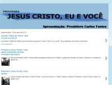 Tablet Screenshot of jesuscristoeuevoce.blogspot.com
