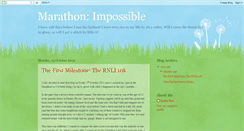 Desktop Screenshot of marathonimpossible.blogspot.com