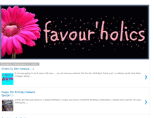 Tablet Screenshot of favorholics.blogspot.com