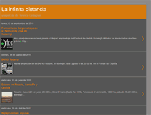 Tablet Screenshot of lainfinitadistancia.blogspot.com