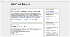 Desktop Screenshot of cincinnatirunning.blogspot.com