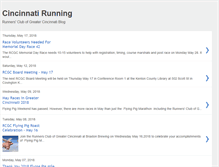Tablet Screenshot of cincinnatirunning.blogspot.com