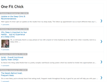 Tablet Screenshot of fit-chicks-blog.blogspot.com