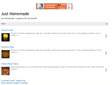 Tablet Screenshot of just-homemade.blogspot.com