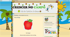 Desktop Screenshot of crescernocampocreche.blogspot.com