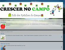 Tablet Screenshot of crescernocampocreche.blogspot.com