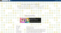 Desktop Screenshot of islam-is-my-way.blogspot.com